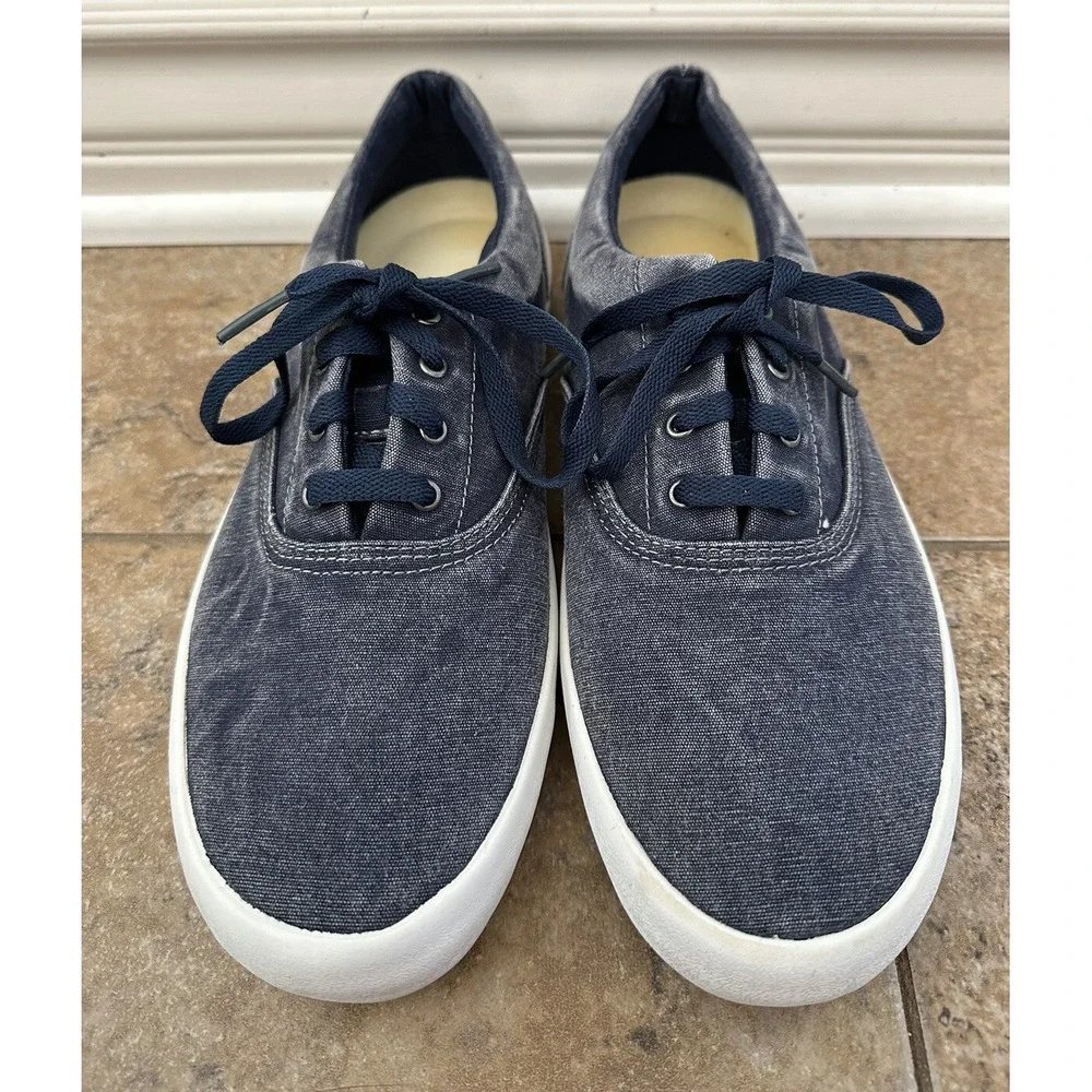 sperry shoes men size 8.5 navy blue WAHOO CVO NAVY Insole Cloth is missing